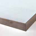 Luxe Haven Caped Skiers by Slim Aarons - 48X32 Rustic Walnut