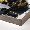 Aether Collection Drinks At Gstaad by Slim Aarons - 48X32 Rustic Walnut