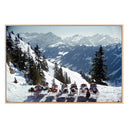 Alpine Elegance Lounging In Gstaad by Slim Aarons - 36X24 White Oak