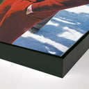 Aurelian Snowmass Village by Slim Aarons - 48X32 Black Maple