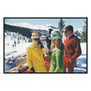 Aurelian Snowmass Village by Slim Aarons - 48X32 Black Maple