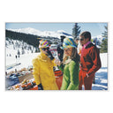 Aurelian Snowmass Village by Slim Aarons - 72X48 White Maple