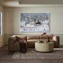 Iconic Skiing In Seefeld by Slim Aarons - 72X48 White Maple