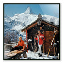 Prestige Chalet Costi by Slim Aarons - 48X48 Black Maple