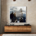 Artistry Luxe Alpine Skiing by Slim Aarons - 48X48 White Maple