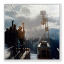 Artistry Luxe Alpine Skiing by Slim Aarons - 48X48 White Maple