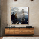 Artistry Luxe Alpine Skiing by Slim Aarons - 48X48 White Oak