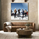 Verve Art Verbier Skiers by Slim Aarons - 48X48 White Oak
