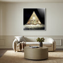 Aetherial Skaal House In Stowe by Slim Aarons - 48X48 White Maple