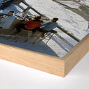 Aurelia Lech Ice Bar by Slim Aarons - 48X48 White Oak