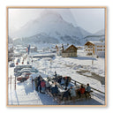 Aurelia Lech Ice Bar by Slim Aarons - 48X48 White Oak