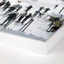 LuxeVista Skiing In Vail by Slim Aarons - 24X24 White Maple