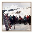 Opulent Lech Ice Bar II by Slim Aarons - 24X24 White Oak