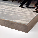 Opulent Lech Ice Bar II by Slim Aarons - 48X48 Rustic Walnut