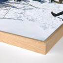 Alpine Adventure Zermatt Skiing II by Slim Aarons - 32X48 White Oak