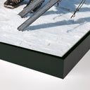 Aetherial On The Slopes Of Sugarbush by Slim Aarons - 48X72 Black Maple