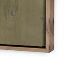 Verve Art Worn No 7 by Brooke Noel Morgan - 24X24 Rustic Walnut