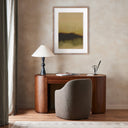 Fluid Liquified Landscape IV by Roseanne Kenny - 30X40 Rustic Walnut