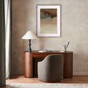 Celeste Liquified Landscape VI by Roseanne Kenny - 30X40 Rustic Walnut