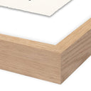 Aetherial Woodblock Floral II by Roseanne Kenny - 30X40 White Oak