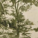 Artistic Toile Tapestry - Red Brown Oak Toile Moss