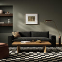 Aurelian Grant Sofa - 94 Crypton Henry Charcoal