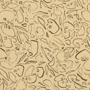 Noir Glimmer Black On Cream Glimmer by Laurel-Dawn Latshaw - 24X32