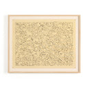 Noir Glimmer Black On Cream Glimmer by Laurel-Dawn Latshaw - 24X32