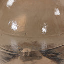 Opal Viola Accent Table - Smoked Brown Cast Glass