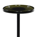 Opal Viola Accent Table - Moss Cast Glass