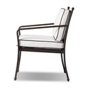 Aurelian Tally Outdoor Dining Armchair - Alessi Linen