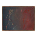 Artisan Quiet Before Dusk by Katherine Hunsaker - 40X30 Rustic Walnut