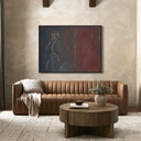 Artisan Quiet Before Dusk by Katherine Hunsaker - 48X36 Black Maple