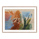 Celeste I Became Whole Again by Katherine Hunsaker - 60X40 Rustic Walnut