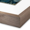 Serene Can We Stay Here Forever by Kristen Abbott - 30X40 Rustic Walnut