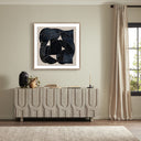 Aurelia Combine II by Dan Hobday - 40X40 Rustic Walnut