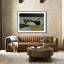 Aspect Corner by Dan Hobday - 48X36 Rustic Walnut