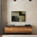 Aurelia Patched by Dan Hobday - 30X40 Rustic Walnut