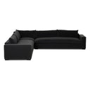 Verano Grant 3 Piece Sectional With Arms - 134 Crypton Henry Charcoal