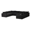 Aveline Grant 5 Piece Sectional With Arms - 152 Crypton Henry Charcoal