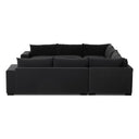 Aveline Grant 5 Piece Sectional With Arms - 152 Crypton Henry Charcoal