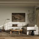 Verano 3 Piece Sectional - Crypton Nomad Marshmallow