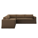 Verano Tovana 3 Piece Sectional - Crypton Nomad Mushroom