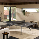 Aveline District Eight Ping Pong Table - Ebonized Oak Veneer