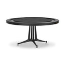 Luxe District Eight Poker Table - Ebonized Oak