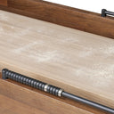 Luxe District Eight Large Shuffleboard Table - Smoked Oak