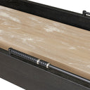 Luxe District Eight Large Shuffleboard Table - Ebonized Oak