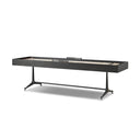 Luxe Living District Eight Small Shuffleboard Table - Ebonized Oak