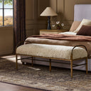 Aveline Accent Bench - 60 Beige Shearling