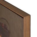 Vibrant Red Cherries On Red Oak by Bethany Joseph - 18X135